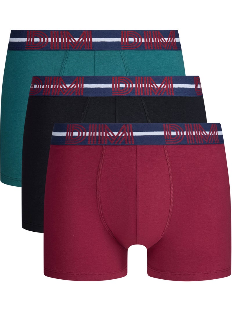 Lot de 3 boxers powerful Vert - Kiabi