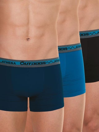 Lot de 3 boxers recyclé homme Outdoor
