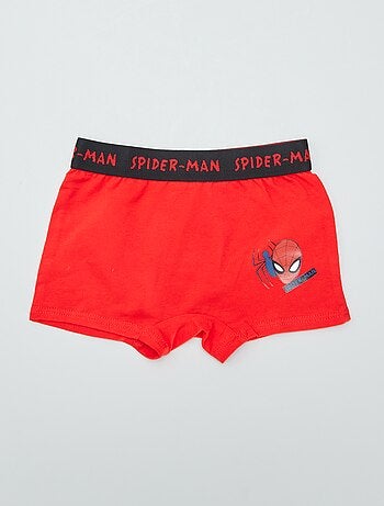 Coton Enfant Sous-Vêtements Spiderman Garçons - Lot De 5 Slips Multicolores 7-8 Ans, 100% Coton Vetement Superheros