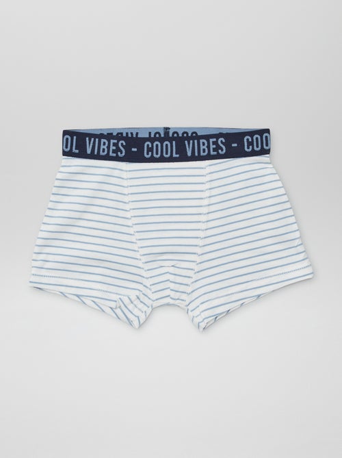 Lot de 3 boxers stretch - Kiabi