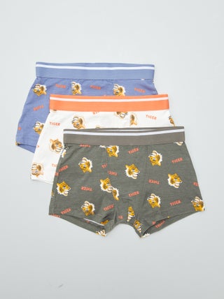 Lot de 3 boxers stretch