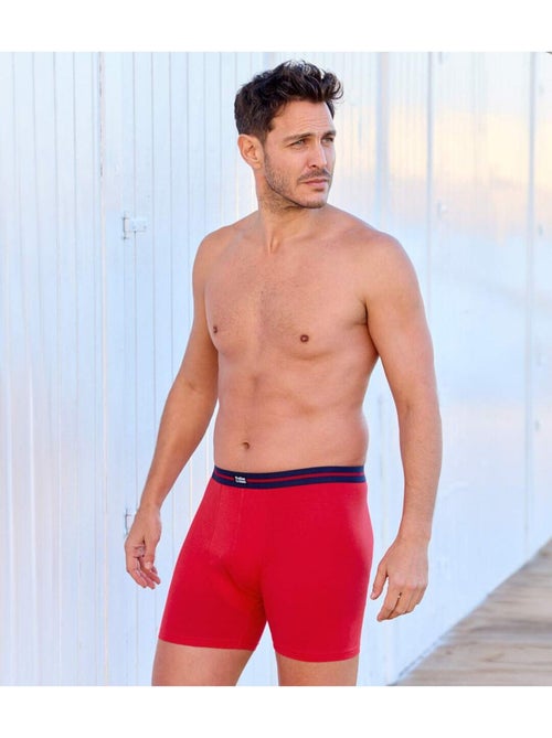 Lot de 3 Boxers Stretch Confort   - ATLAS FOR MEN - Kiabi