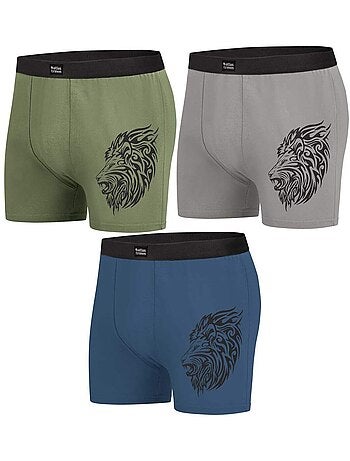 Lot de 3 boxers stretch confort summer - atlas for men