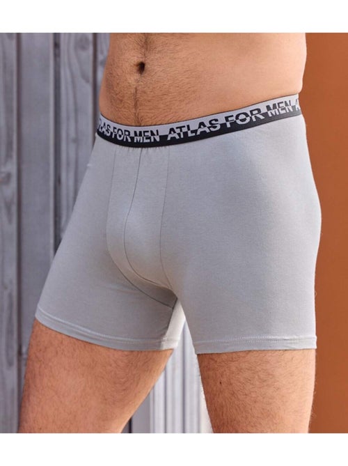 Lot de 3 Boxers Stretch Confort - ATLAS FOR MEN - Kiabi Lot de 3 Boxers Stretch Confort - ATLAS FOR MEN - Kiabi