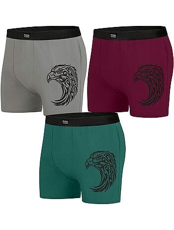 Lot de 3 boxers stretch confort summer - atlas for men