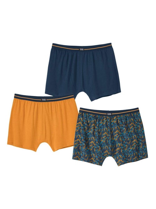 Lot de 3 Boxers Stretch Confort - Atlas For Men - Kiabi