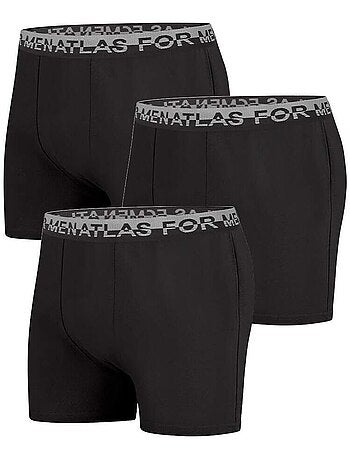 Lot de 3 Boxers Stretch Fantaisie - ATLAS FOR MEN