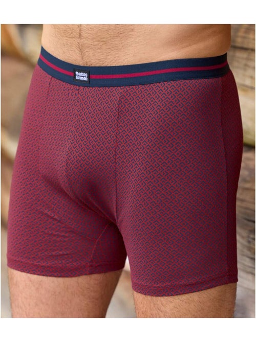 Lot de 3 Boxers Stretch Fantaisie   - ATLAS FOR MEN - Kiabi