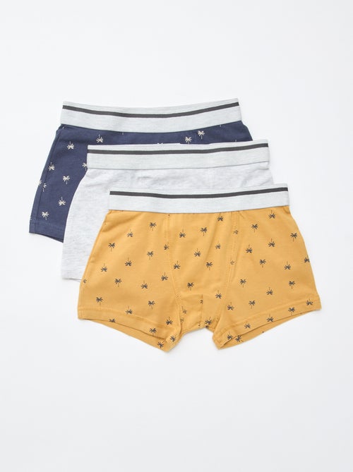 Lot de 3 boxers stretch - Kiabi