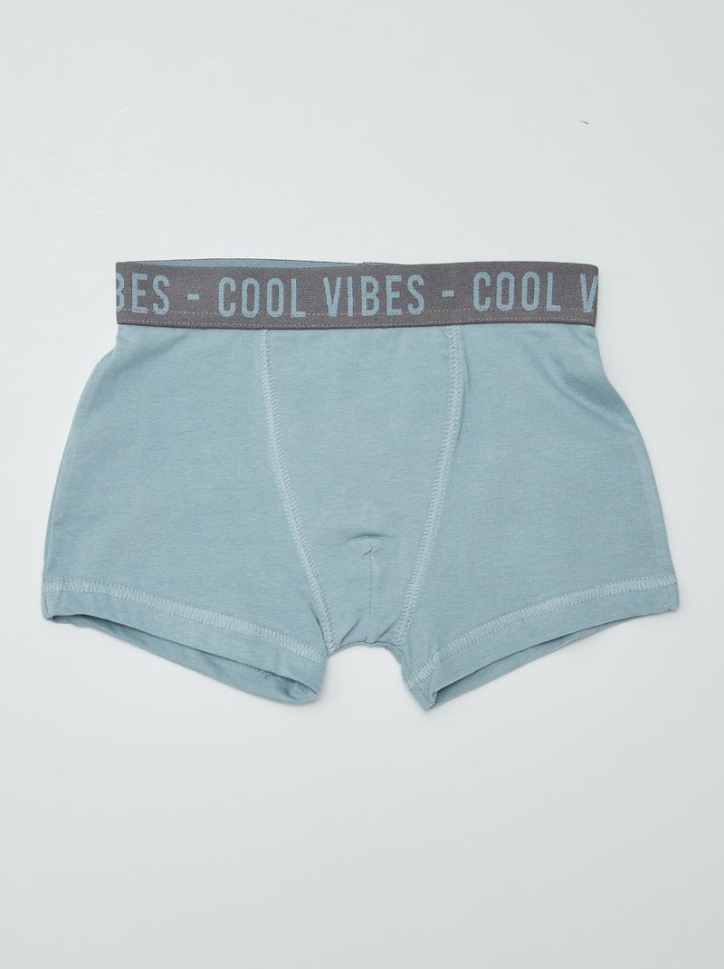 Lot de 3 boxers stretch MARRON - Kiabi