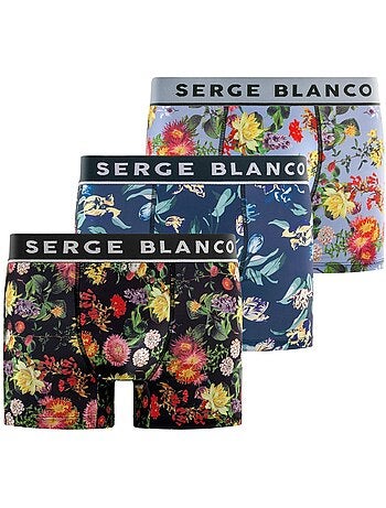 Lot de 3 boxers subl homme Serge Blanco