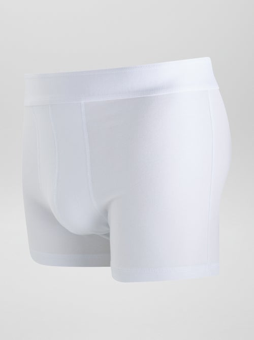 Lot de 3 boxers unis - Kiabi