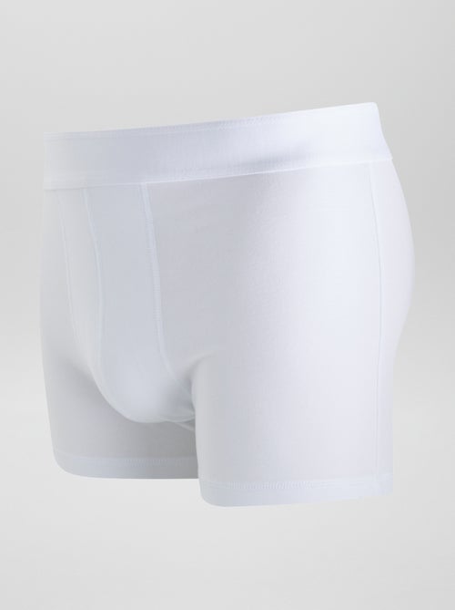 Lot de 3 boxers unis - Kiabi