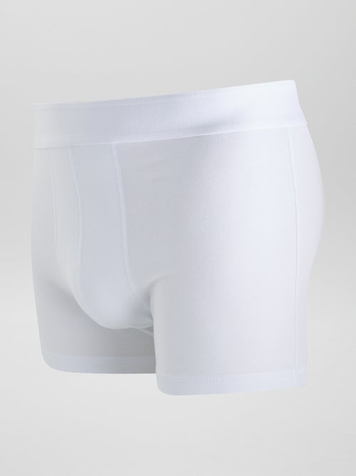 Lot de 3 boxers unis - Kiabi