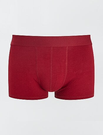 Lot de 3 boxers unis