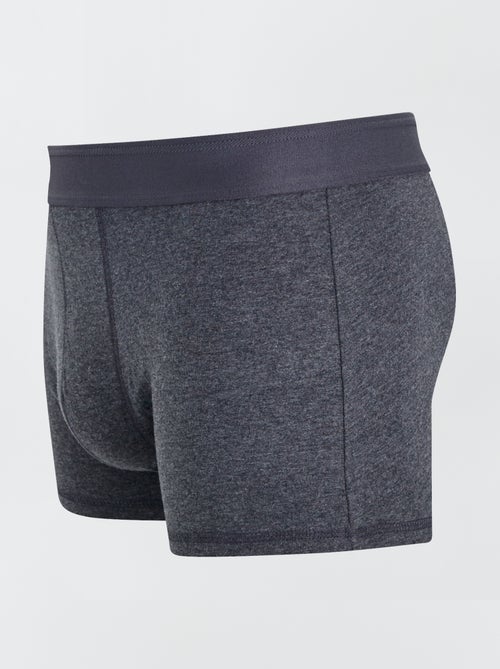 Lot de 3 boxers unis - Kiabi Lot de 3 boxers unis - Kiabi