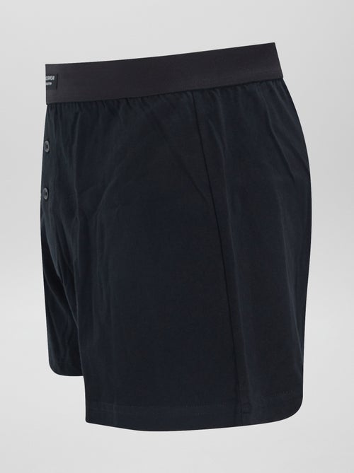 Lot de 3 boxers unis - Kiabi