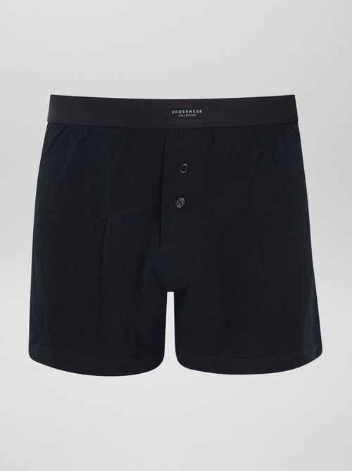 Lot de 3 boxers unis - Kiabi