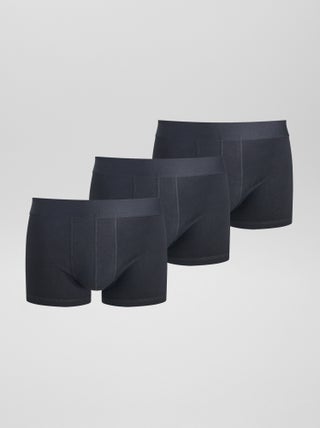 Lot de 3 boxers unis