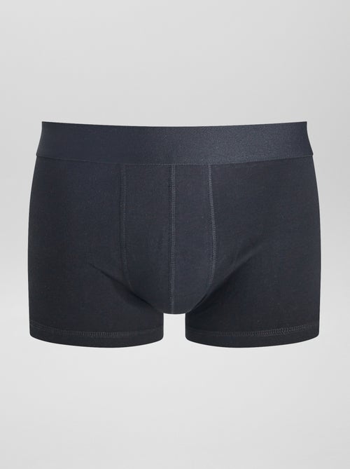 Lot de 3 boxers unis - Kiabi