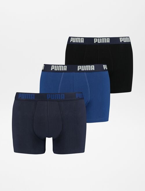 Lot de 3 boxers unis 'Puma' - Kiabi