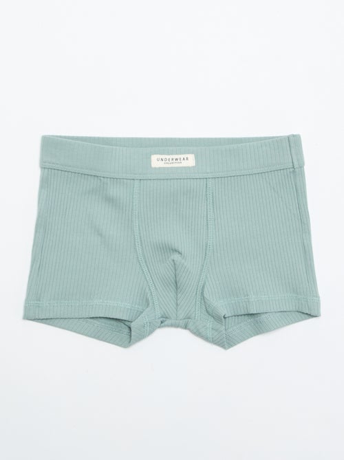 Lot de 3 boxers unis - Kiabi