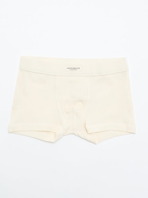 Lot de 3 boxers unis - Kiabi