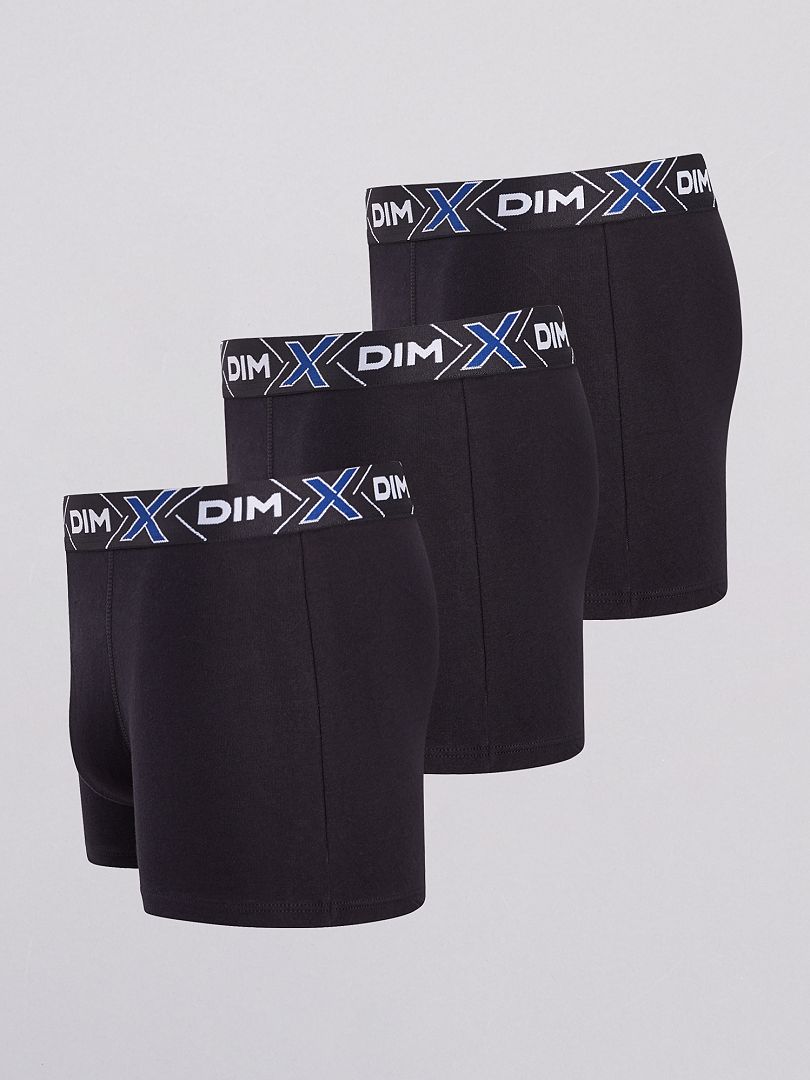 Lot de 2 slips noirs X-TEMP® en coton stretch DIM Homme Vêtements Sous-vêtements Chaussettes & Bas 