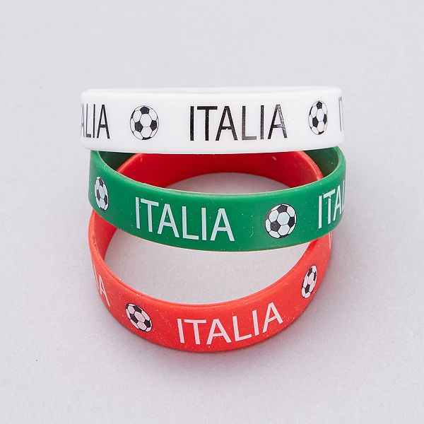 Lot De 3 Bracelets Football Garcon Italie Kiabi 2 00