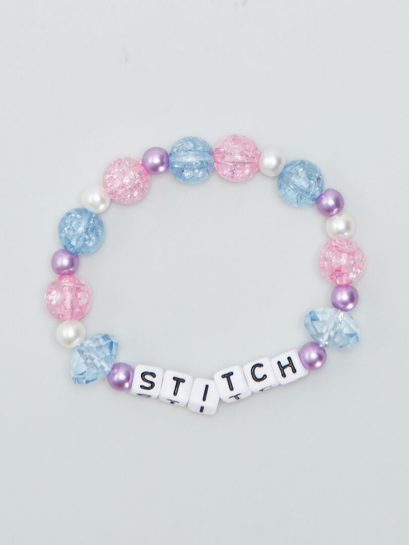 Lot de 3 bracelets 'Stitch' - bleu - Kiabi - 4.00€