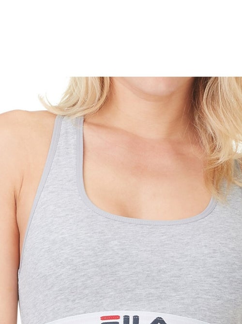 Lot de 3 Brassières coton femme FU6042 Uni Fila - Kiabi