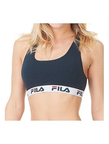 Lot de 3 Brassières coton femme Uni Fila