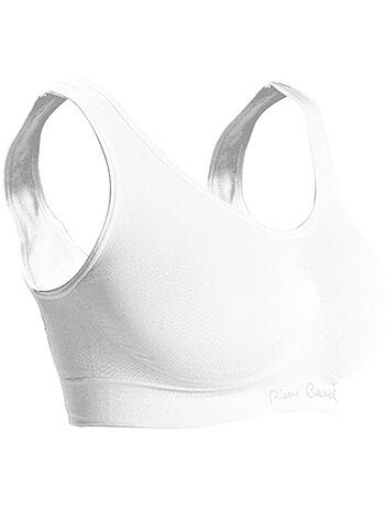 Lot de 3 brassières femme en polyamide unie modèle actif pierre cardin