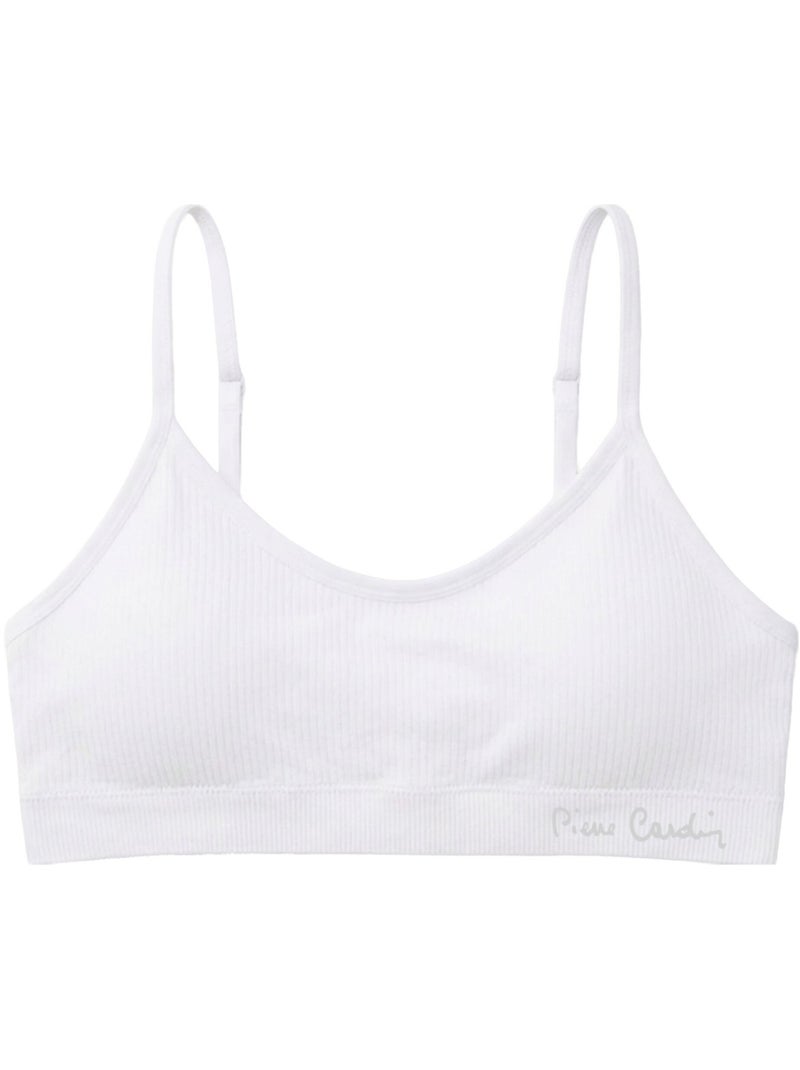 Lot de 3 brassières femme en polyamide unie modèle fitness pierre cardin Beige - Kiabi