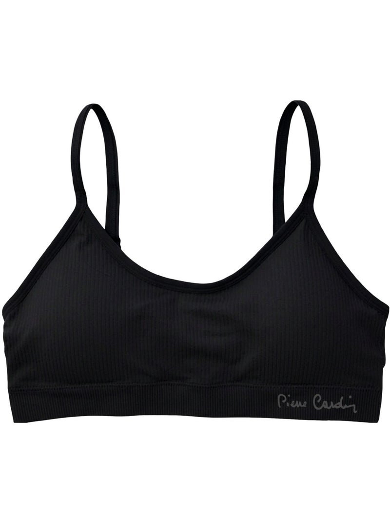 Lot de 3 brassières femme en polyamide unie modèle fitness pierre cardin Beige - Kiabi
