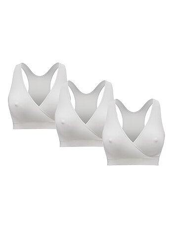 Lot de 3 brassières grossesse et allaitement Medela Keep Cool - Brassière de nuit, respirante et