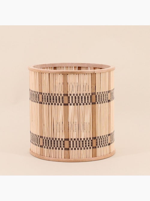 Lot de 3 cache-pots en bambou rayé - Kiabi Lot de 3 cache-pots en bambou rayé - Kiabi