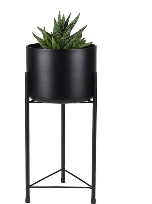 Lot de 3 cache pots métal sur pied - Kiabi