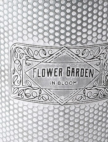 Lot de 3 cache pots seau métal Bloom
