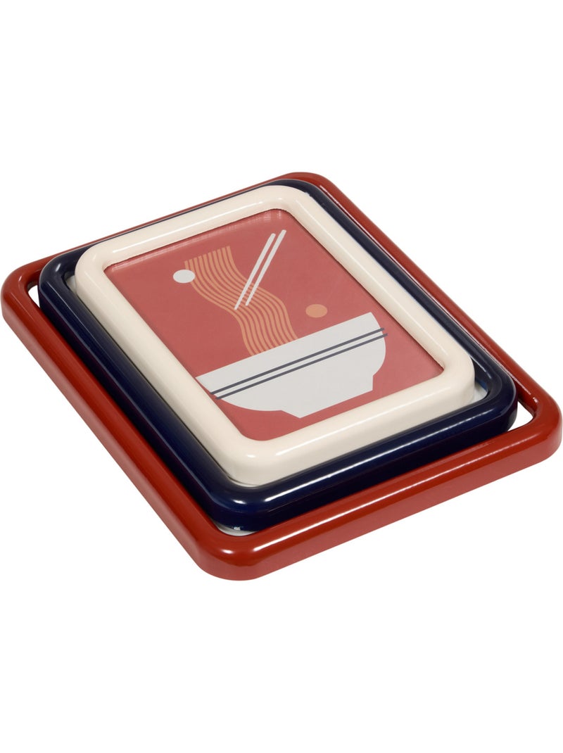 Lot de 3 cadres-photo rectangulaires NIPPO Multicolore - Kiabi