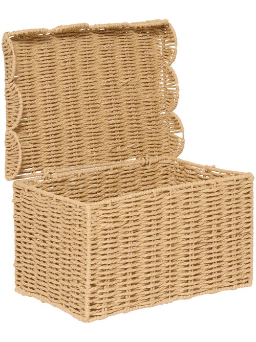 Lot de 3 cagettes rectangulaires en acier cyrielle - Kiabi Lot de 3 cagettes rectangulaires en acier cyrielle - Kiabi