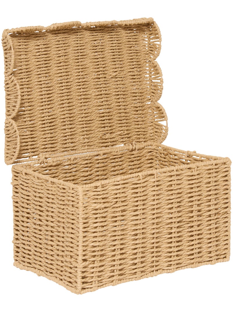 Lot de 3 cagettes rectangulaires en acier CYRIELLE Beige - Kiabi