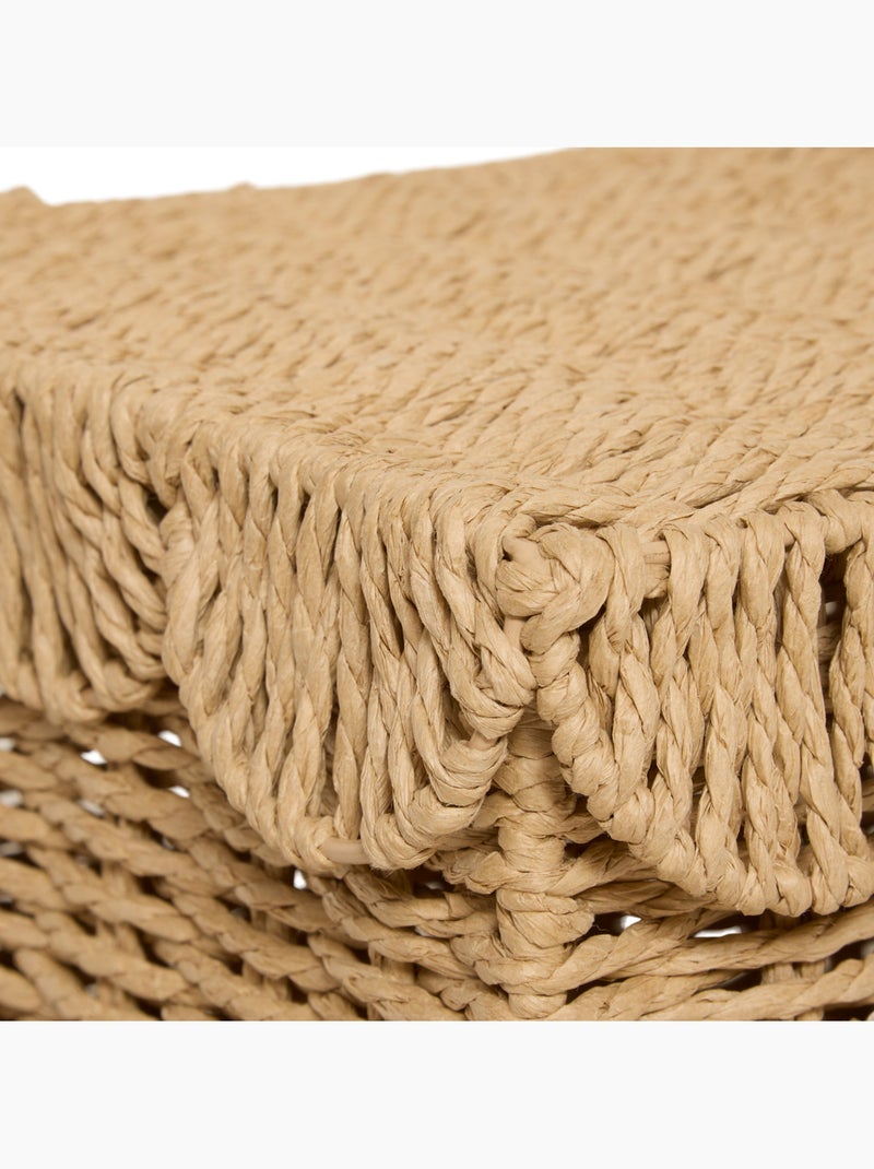 Lot de 3 cagettes rectangulaires en acier CYRIELLE Beige - Kiabi