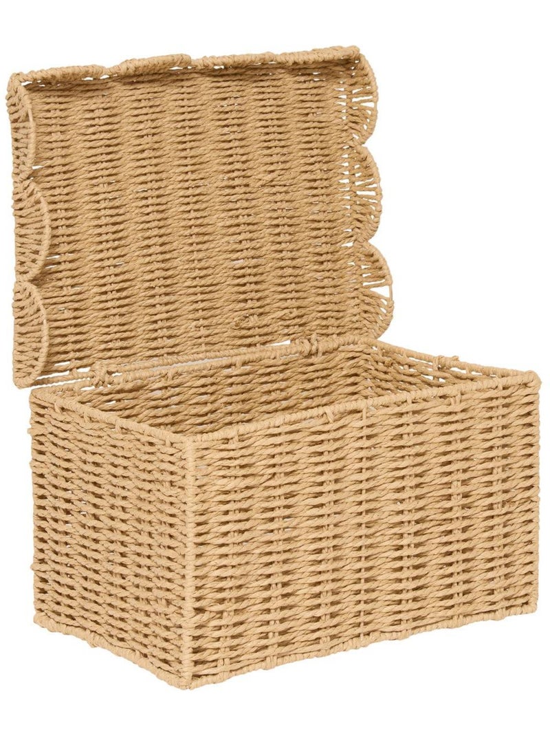 Lot de 3 cagettes rectangulaires en acier CYRIELLE Beige - Kiabi