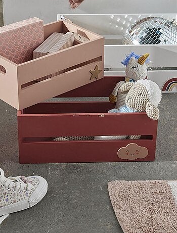 Lot de 3 caisses LA TETE DANS LES NUAGES