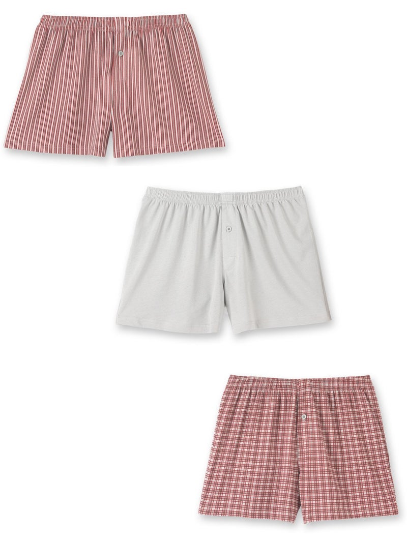 Lot de 3 caleçons coton - DAXON Multicolore - Kiabi