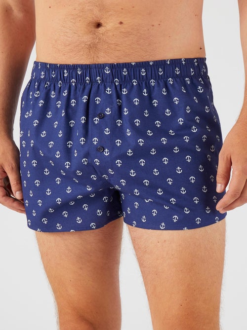 Lot de 3 caleçons ouverts pur coton - Damart - Kiabi