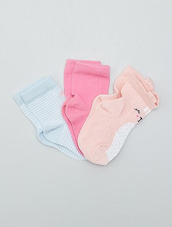Bébé - chaussettes enfant Basic - 21/23 - unisexe - 90% coton