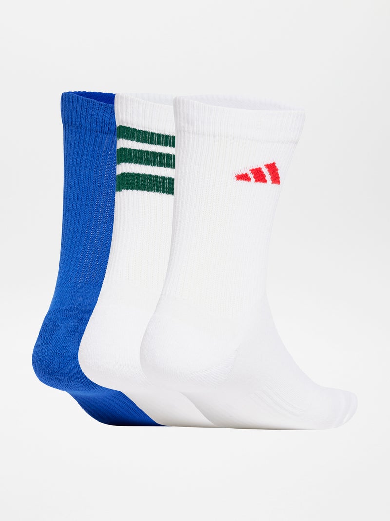 Lot de 3 chaussettes 'adidas' BLEU - Kiabi