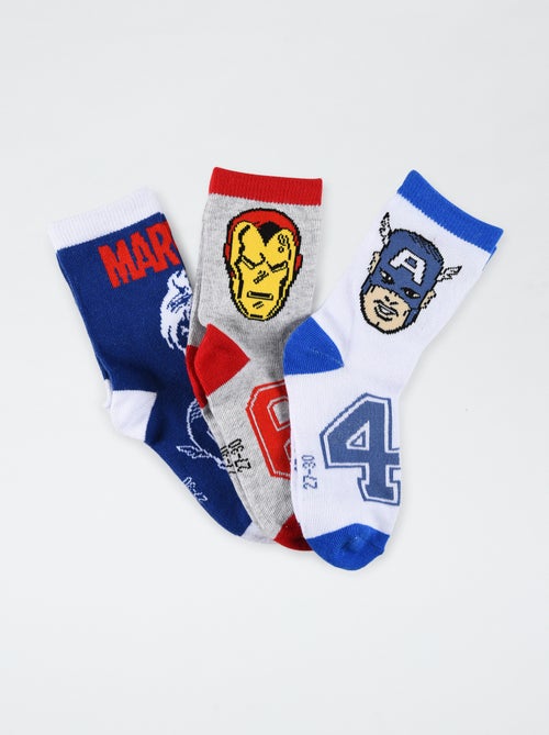 Lot de 3 chaussettes 'Avengers' - Kiabi